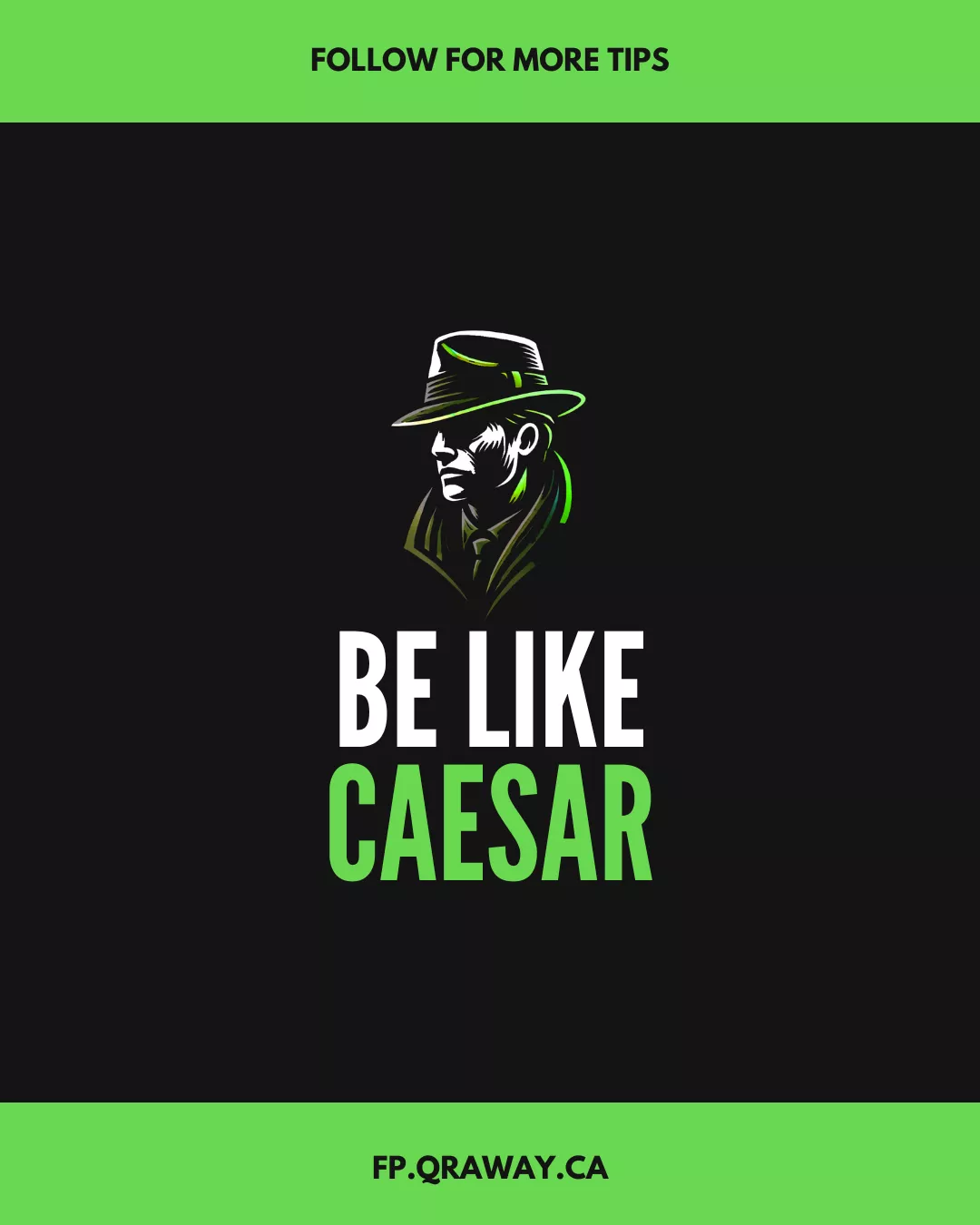 Be Like Caesar (Post Title Image)