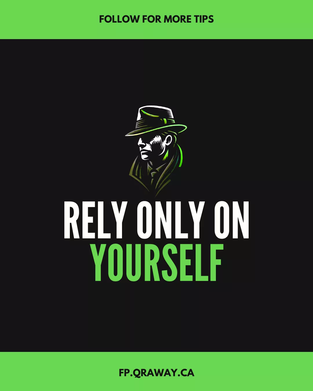 Rely Only on Yourself (Post Title Image)