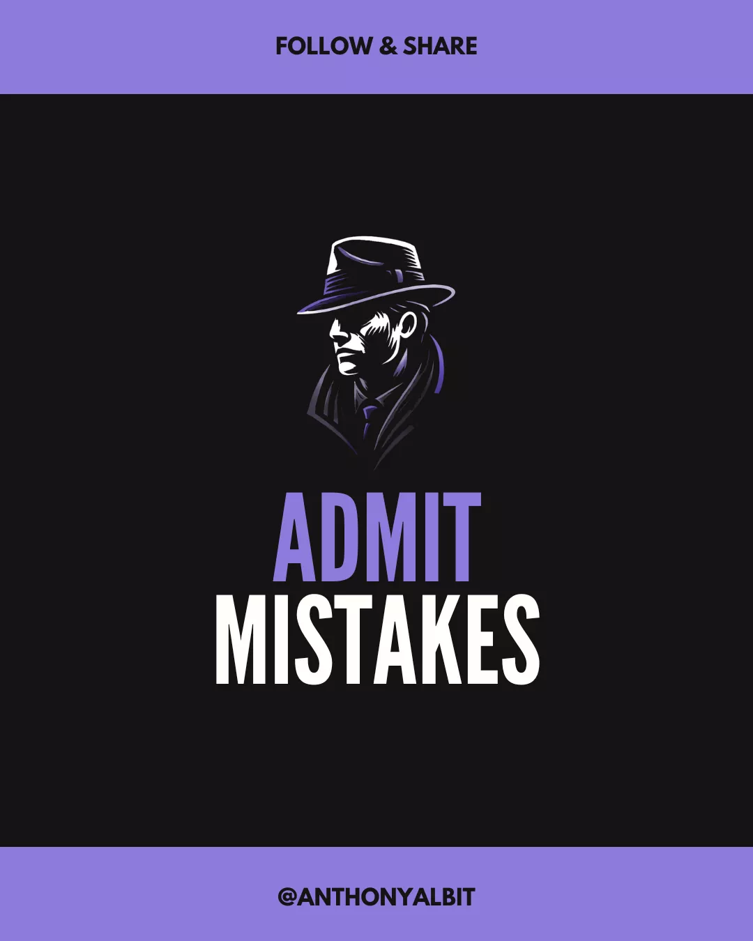 Admit Mistakes (Post Title Image)