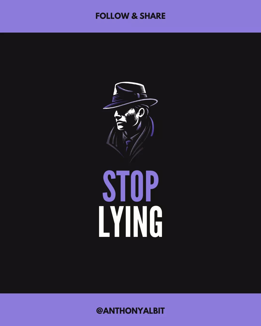 Stop Lying (Post Title Image)