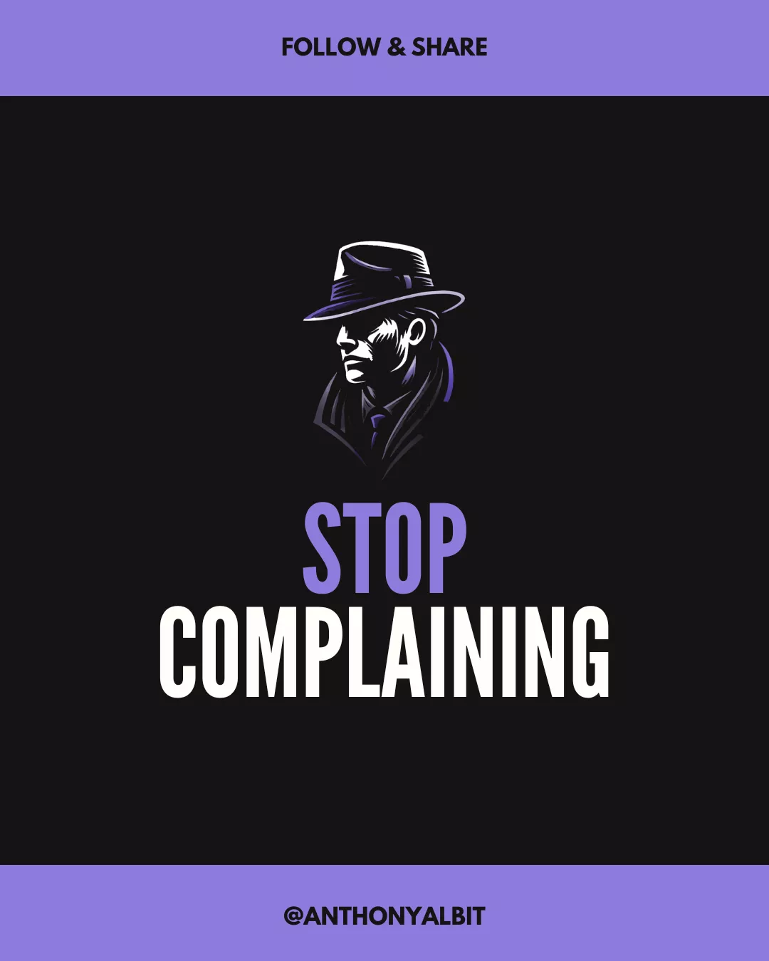 Stop Complaining (Post Title Image)