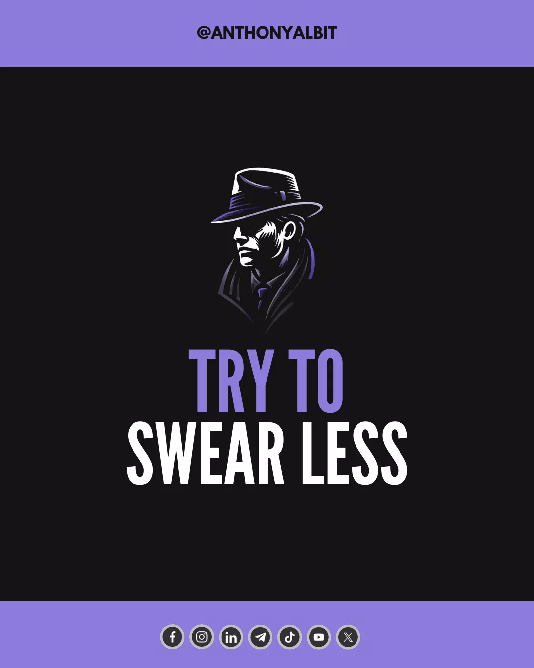 Try To Swear Less (Post Title Image)