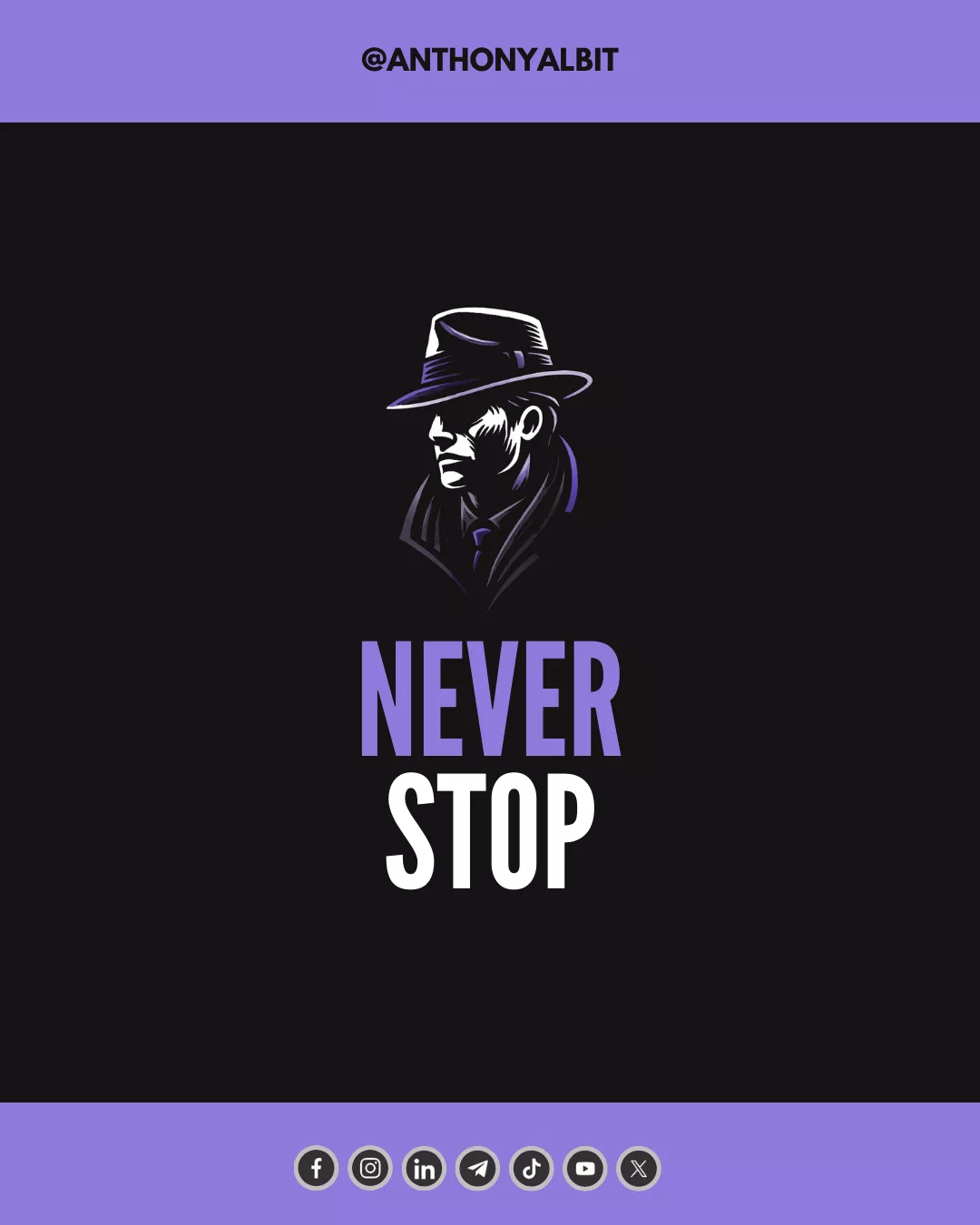 Never Stop (Post Title Image)