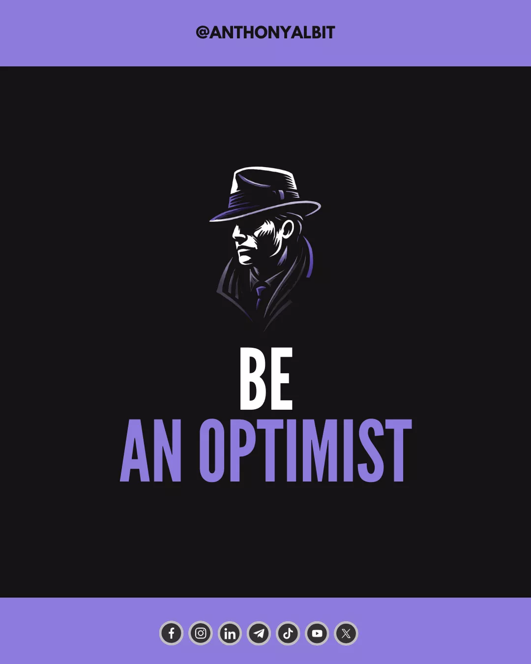 Be an Optimist (Post Title Image)