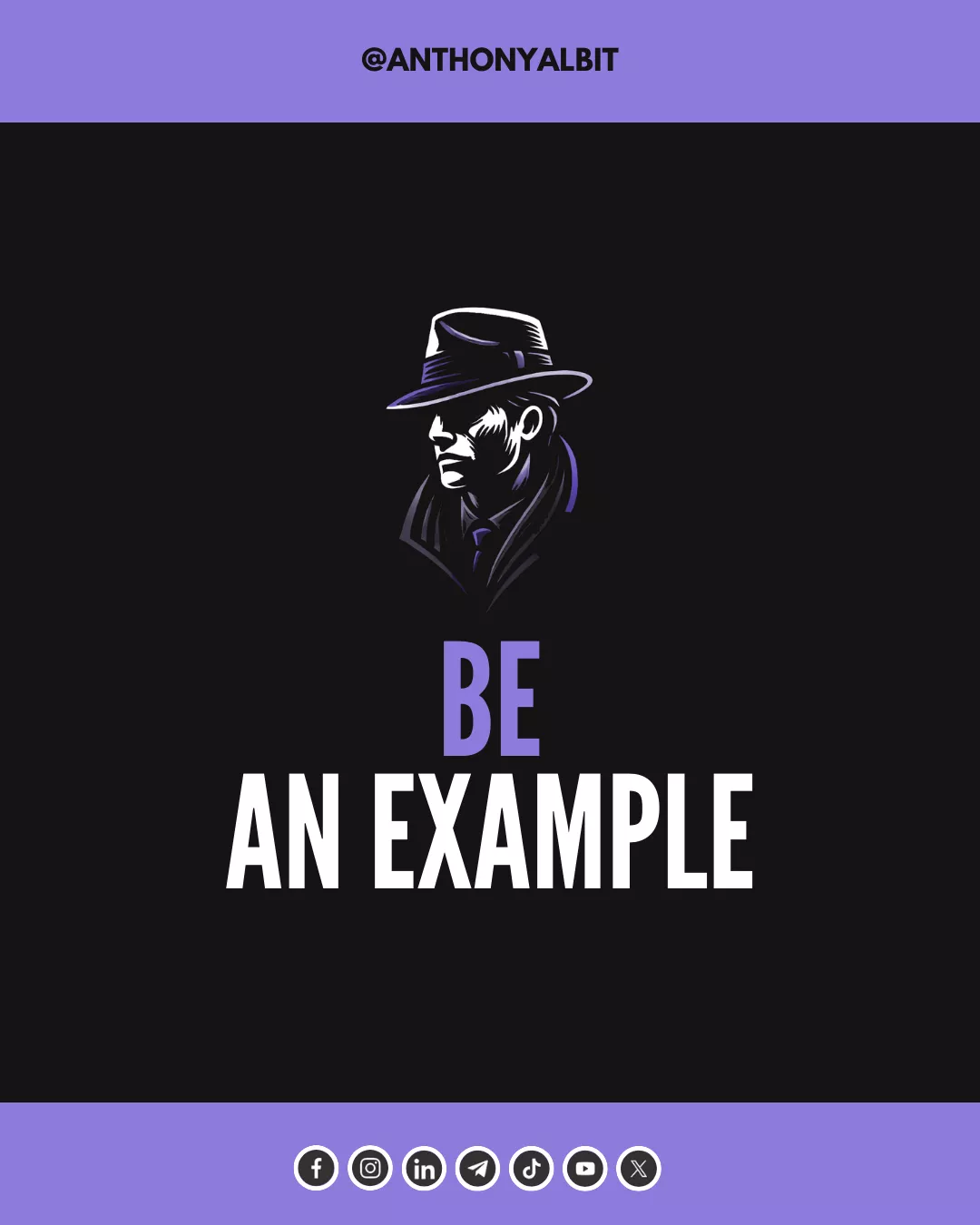 Be an Example (Post Title Image)