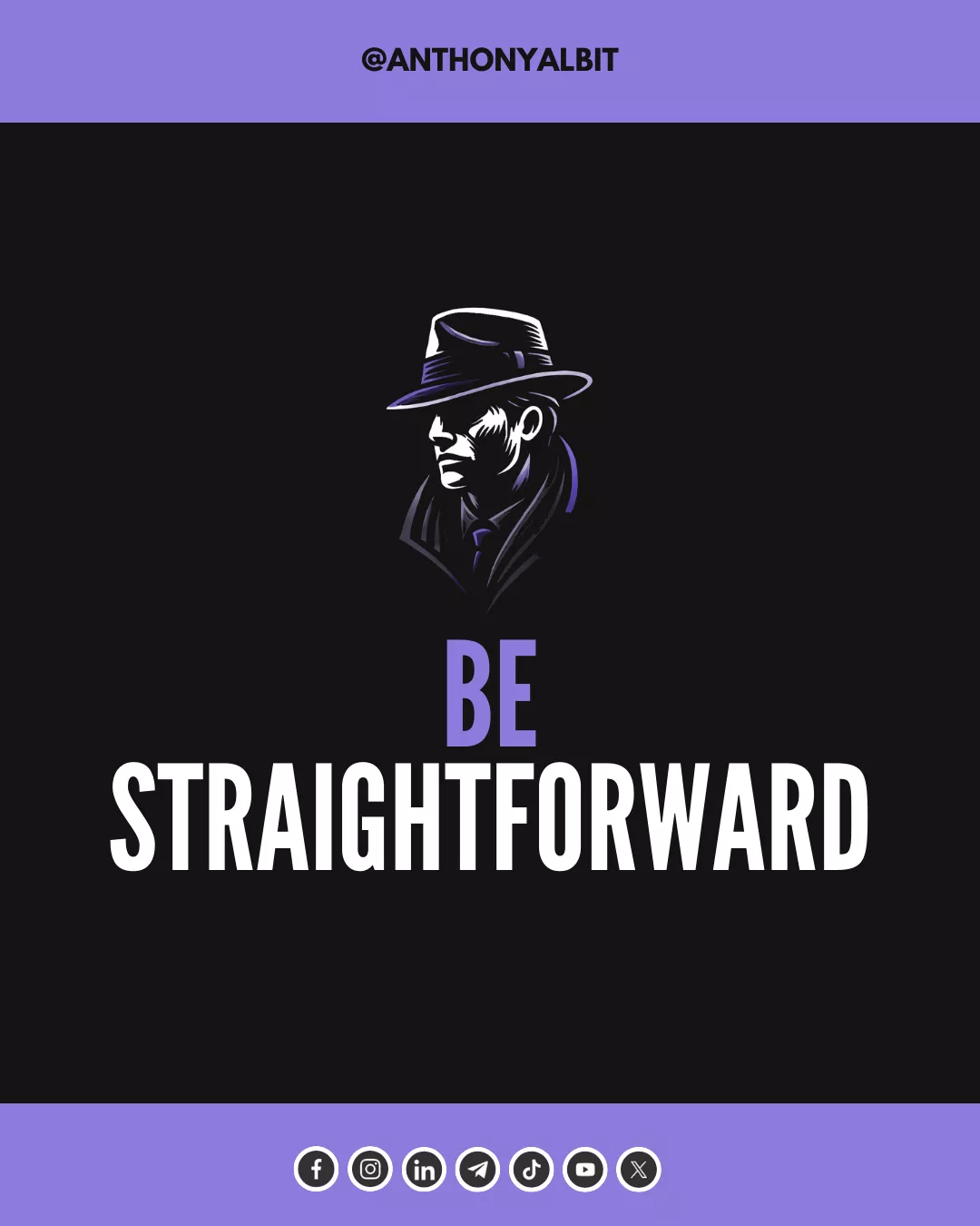 Be Straightforward (Post Title Image)