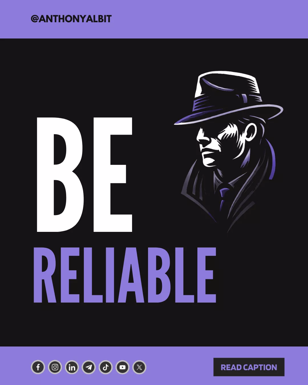 Be Reliable (Post Title Image)